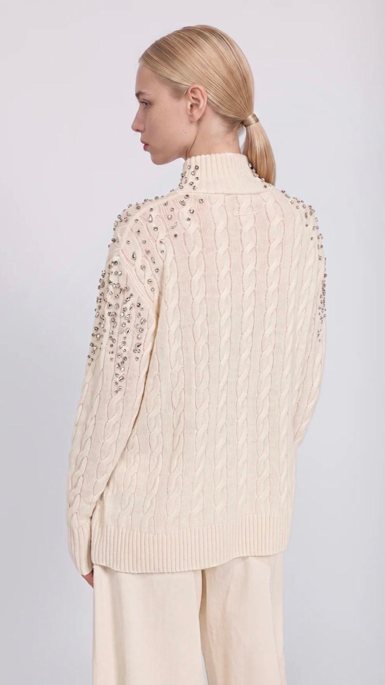 Pull Ermanno Scervino con pietre