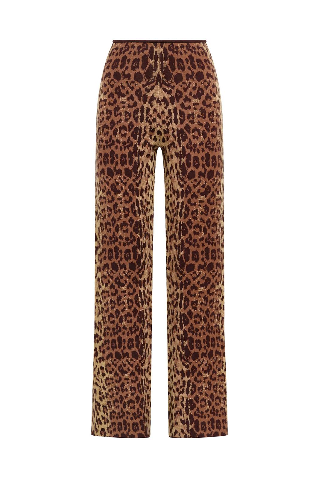 Pantaloni Maliparmi jacquard maculati