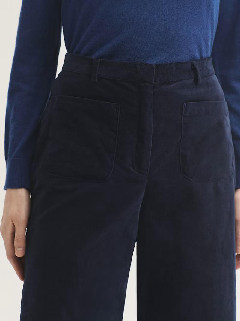 Pantaloni velluto liscio Nice Things