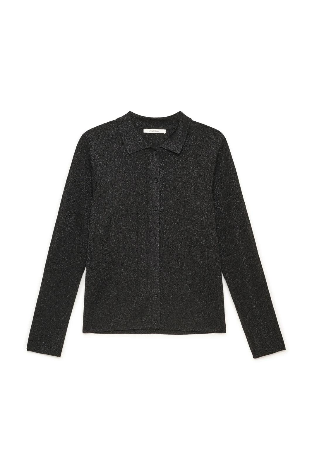 Cardigan polo lurex Maliparmi