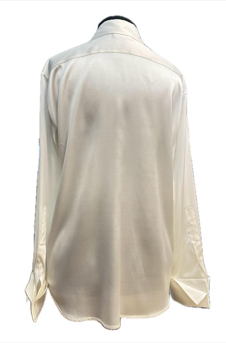 Camicia raso seta Mazzarelli