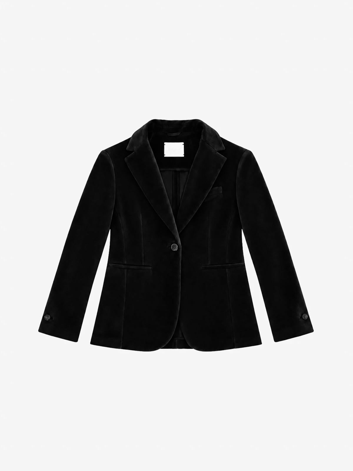 Blazer Circolo velluto liscio