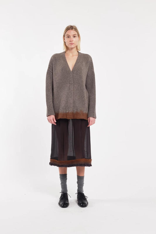 Cardigan “tela “