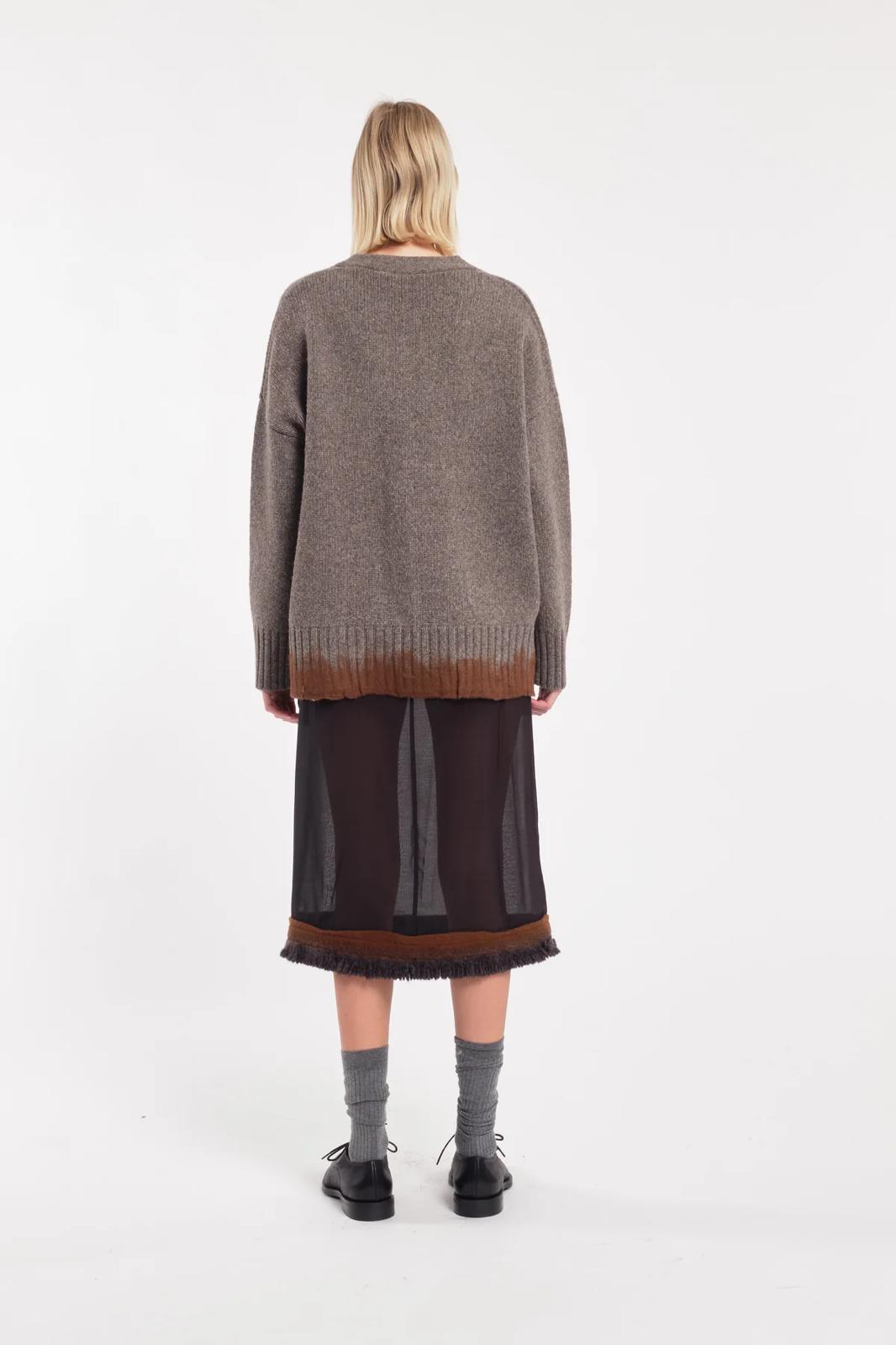 Cardigan “tela “