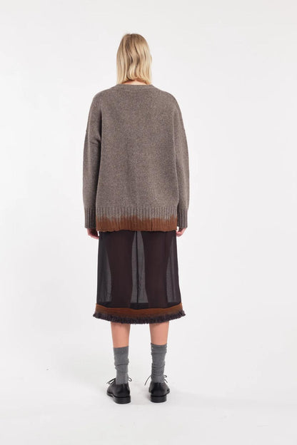 Cardigan “tela “