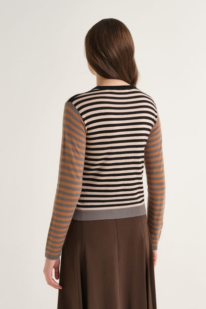 Maglia rigata block Maliparmi