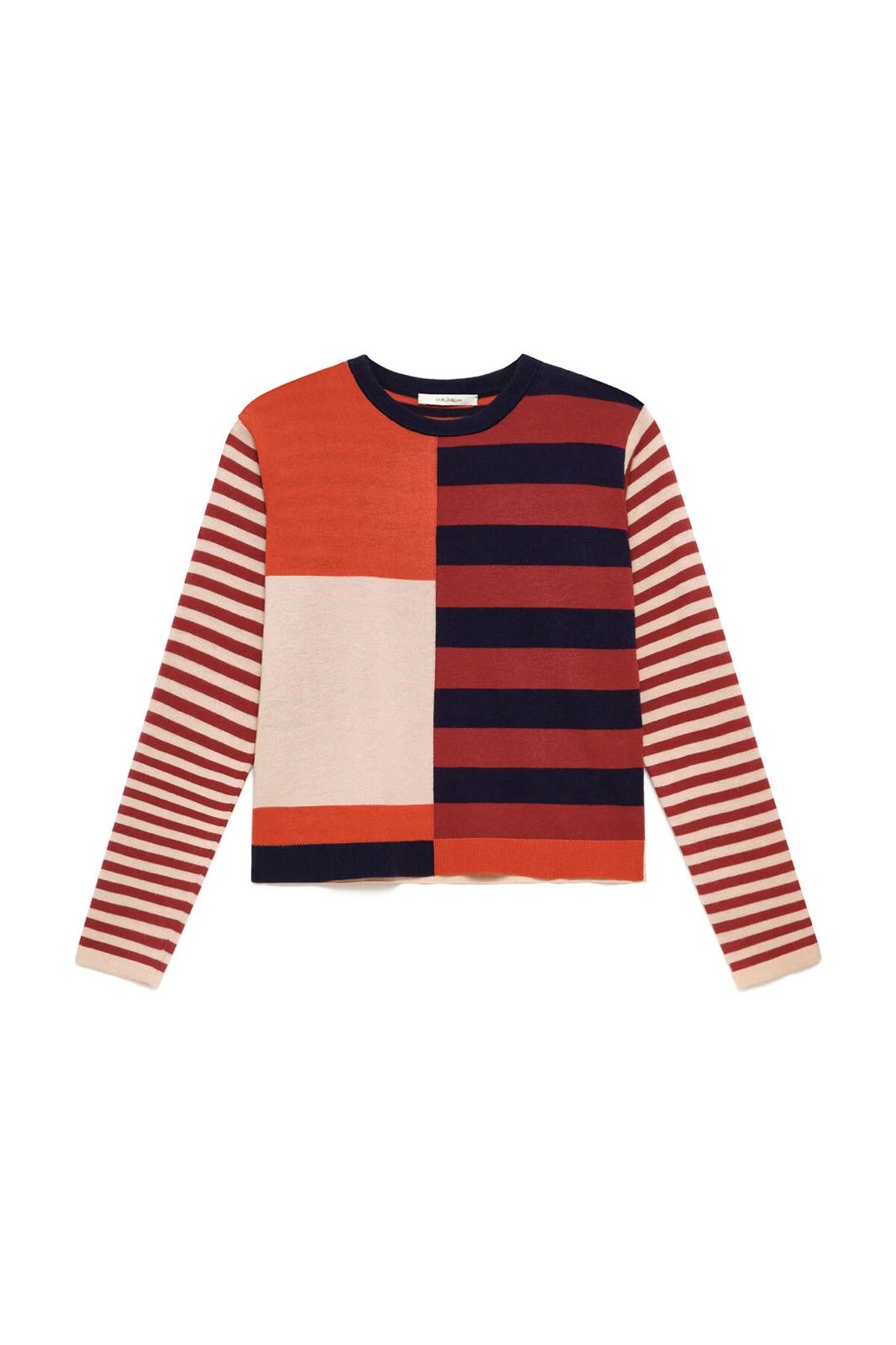 Maglia rigata block Maliparmi