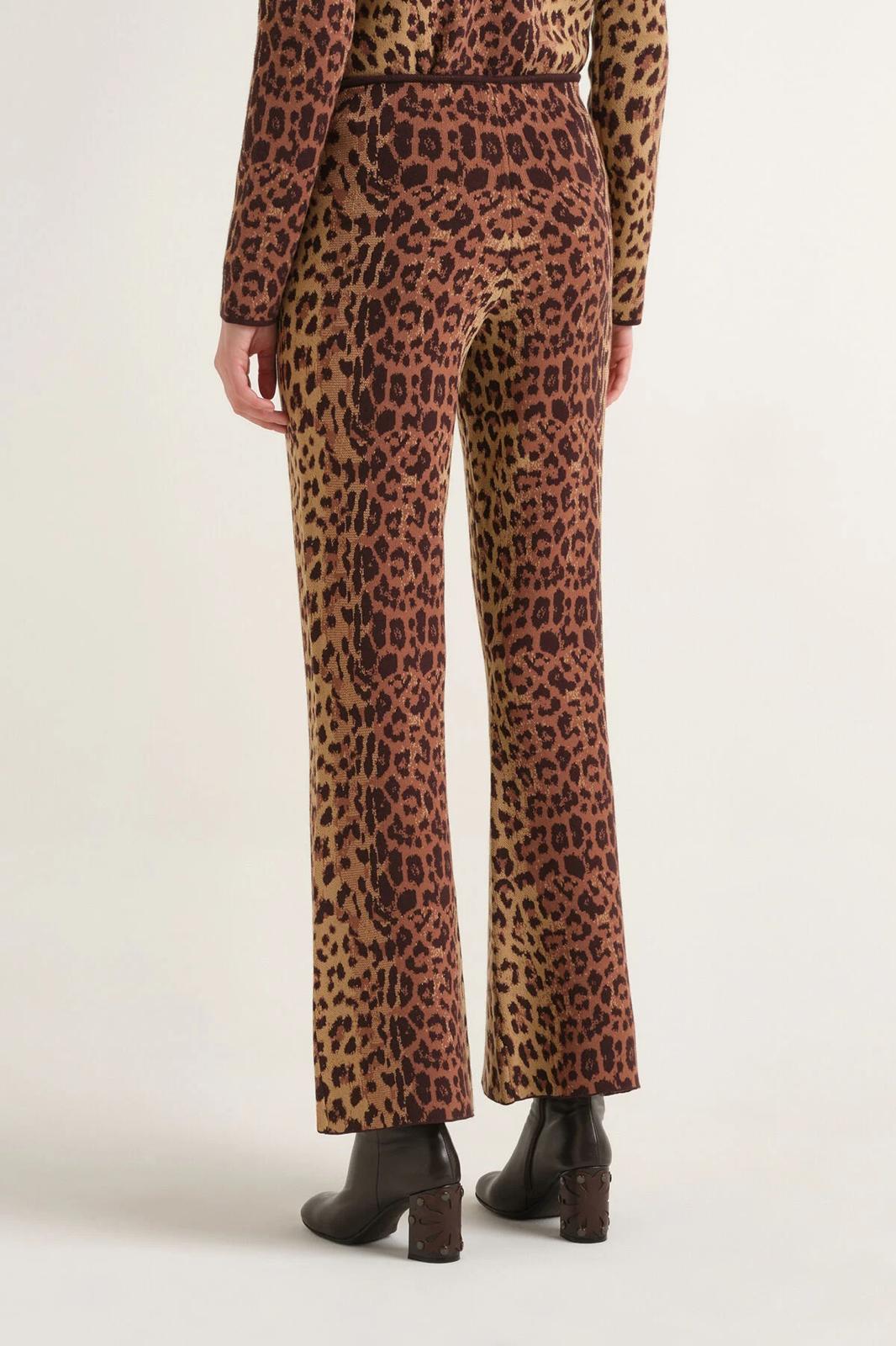 Pantaloni Maliparmi jacquard maculati