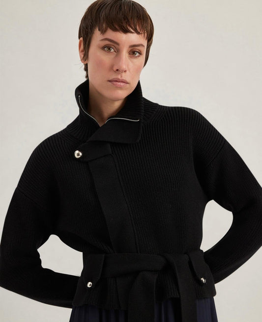 Bomber in maglia Alpha