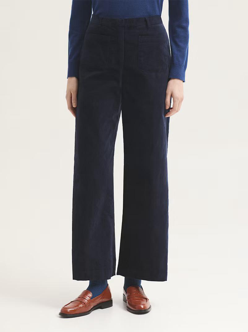 Pantaloni velluto liscio Nice Things