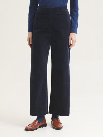 Pantaloni velluto liscio Nice Things