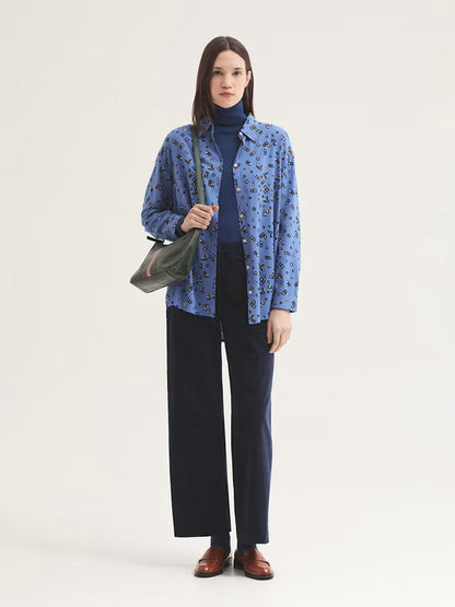 Pantaloni velluto liscio Nice Things