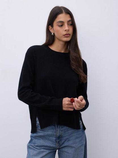 Pull not shy cashemere giro collo