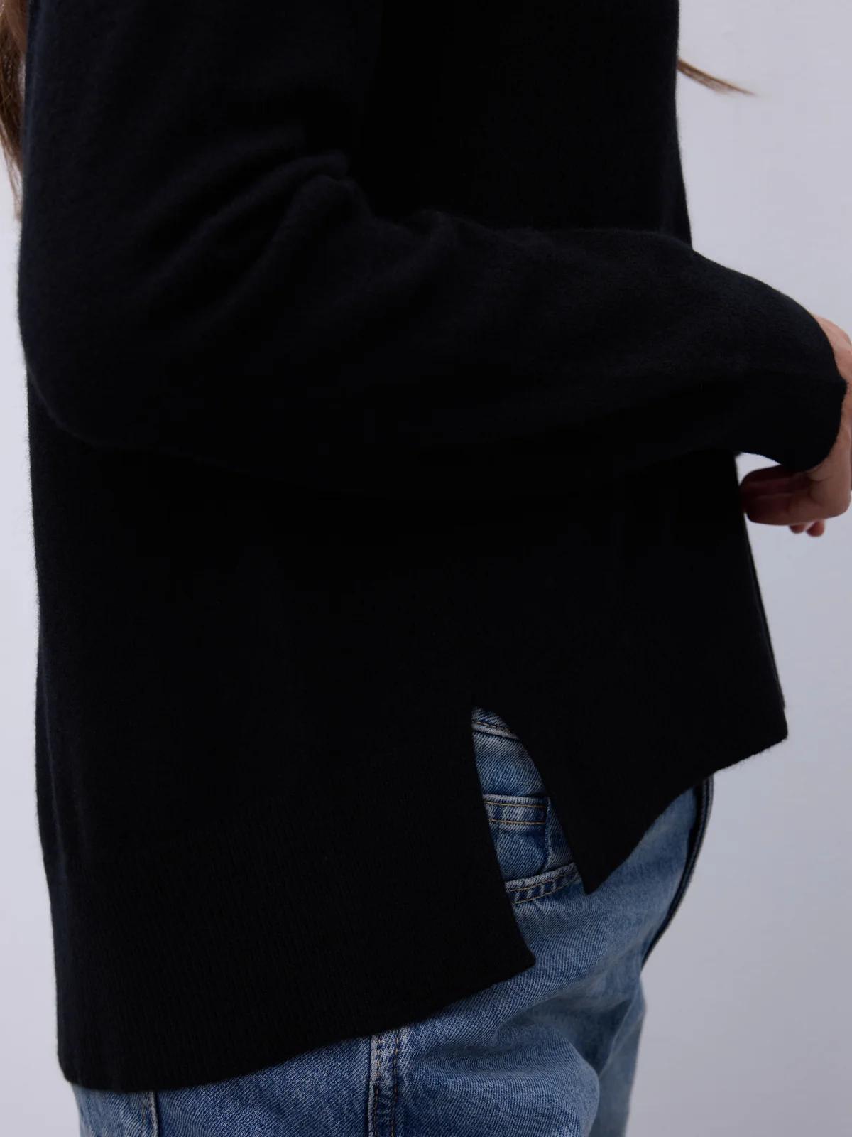 Pull not shy cashemere giro collo