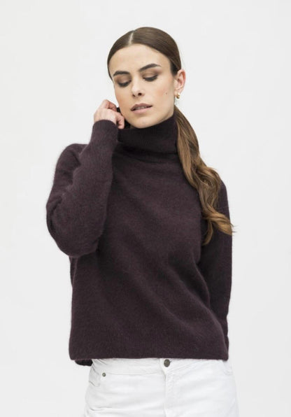 Pull raccoon collo alto Majestic