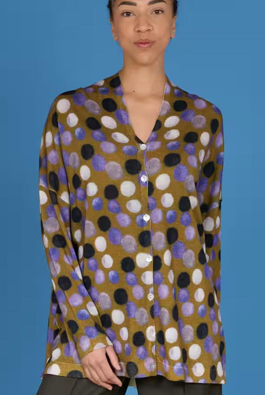 Cardigan in bed with you oversize stampato