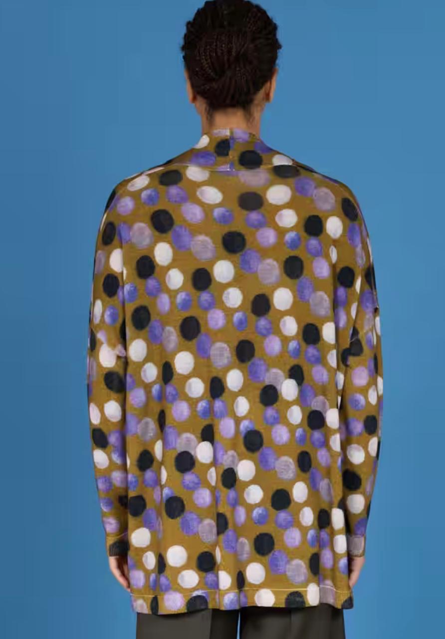 Cardigan in bed with you oversize stampato