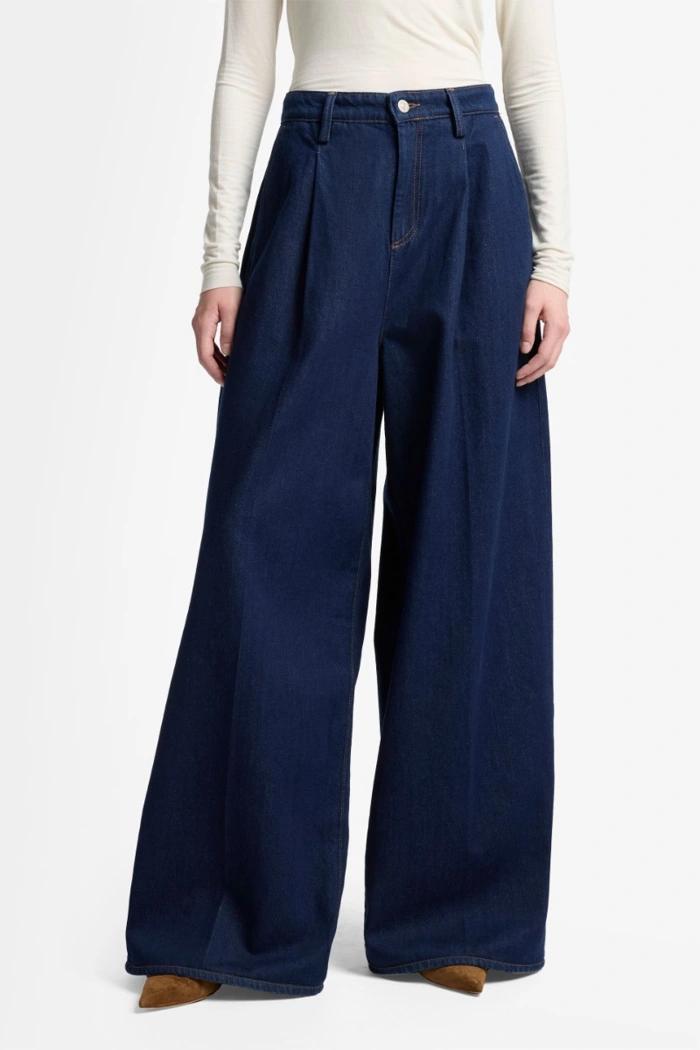 Jeans Seven pleated wide trouser