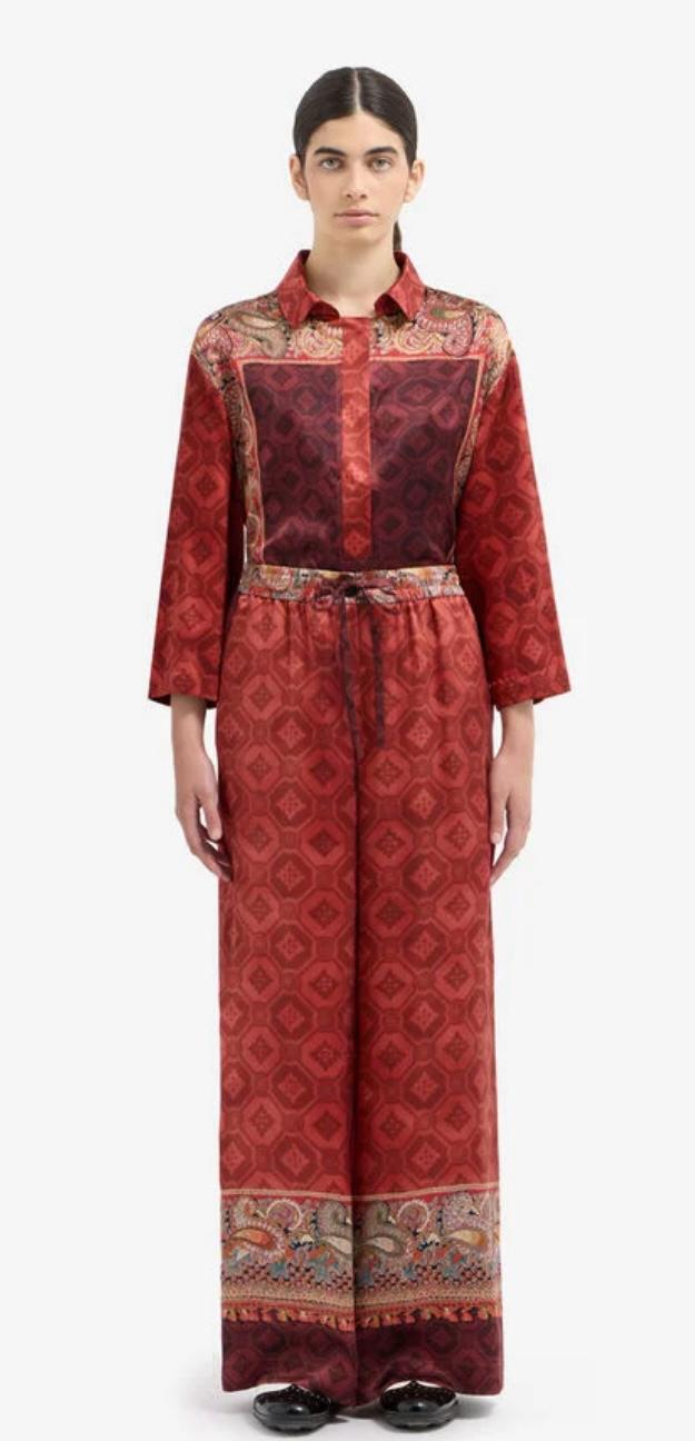 Pantaloni seta Pierre Louis Mascia