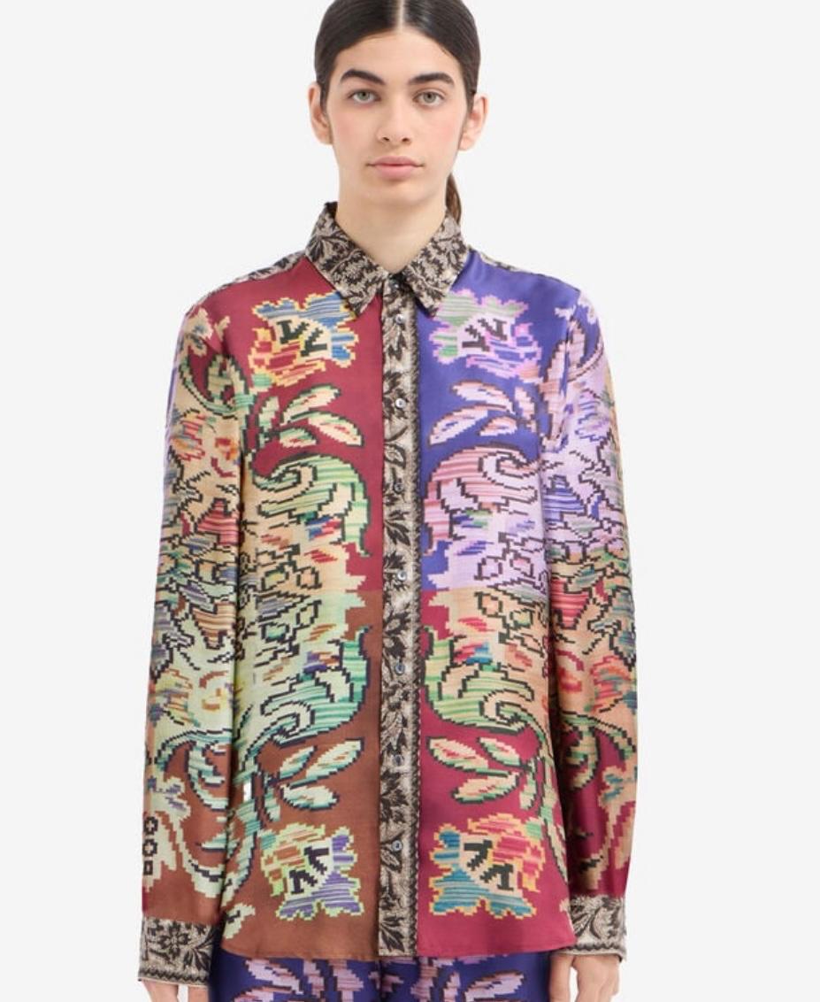 Camicia seta Pierre Louis Mascia