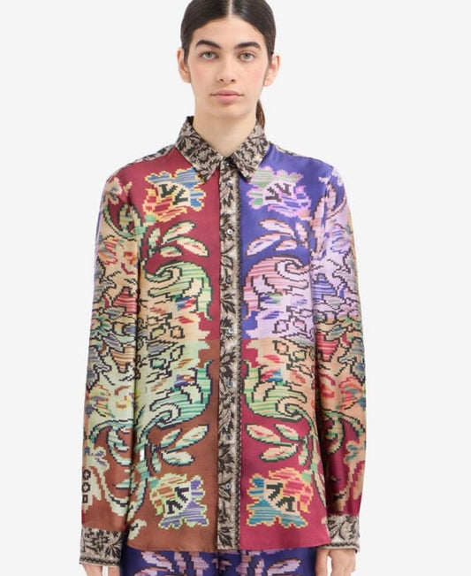 Camicia seta Pierre Louis Mascia