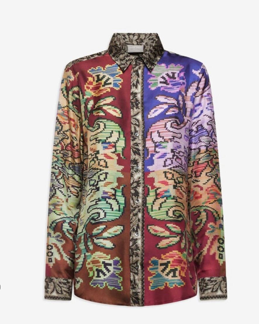 Camicia seta Pierre Louis Mascia