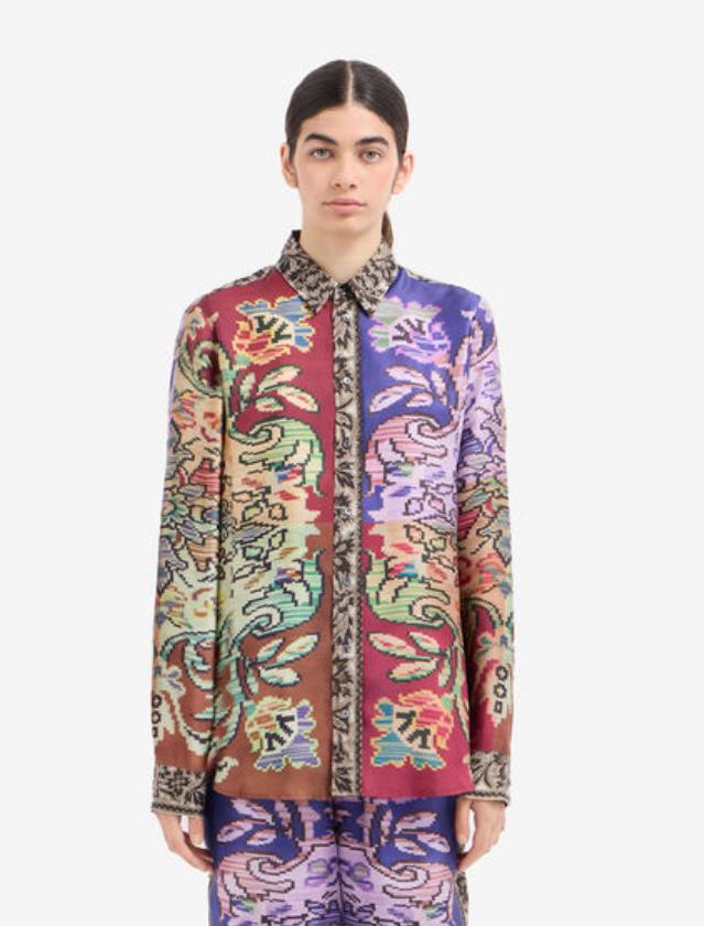 Camicia seta Pierre Louis Mascia