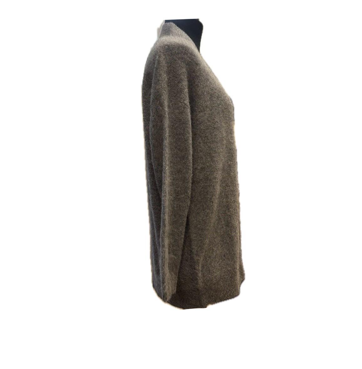 Cardigan scollo V volpe