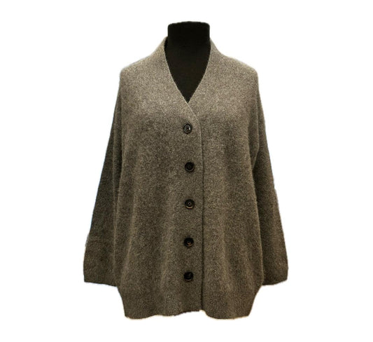 Cardigan scollo V volpe