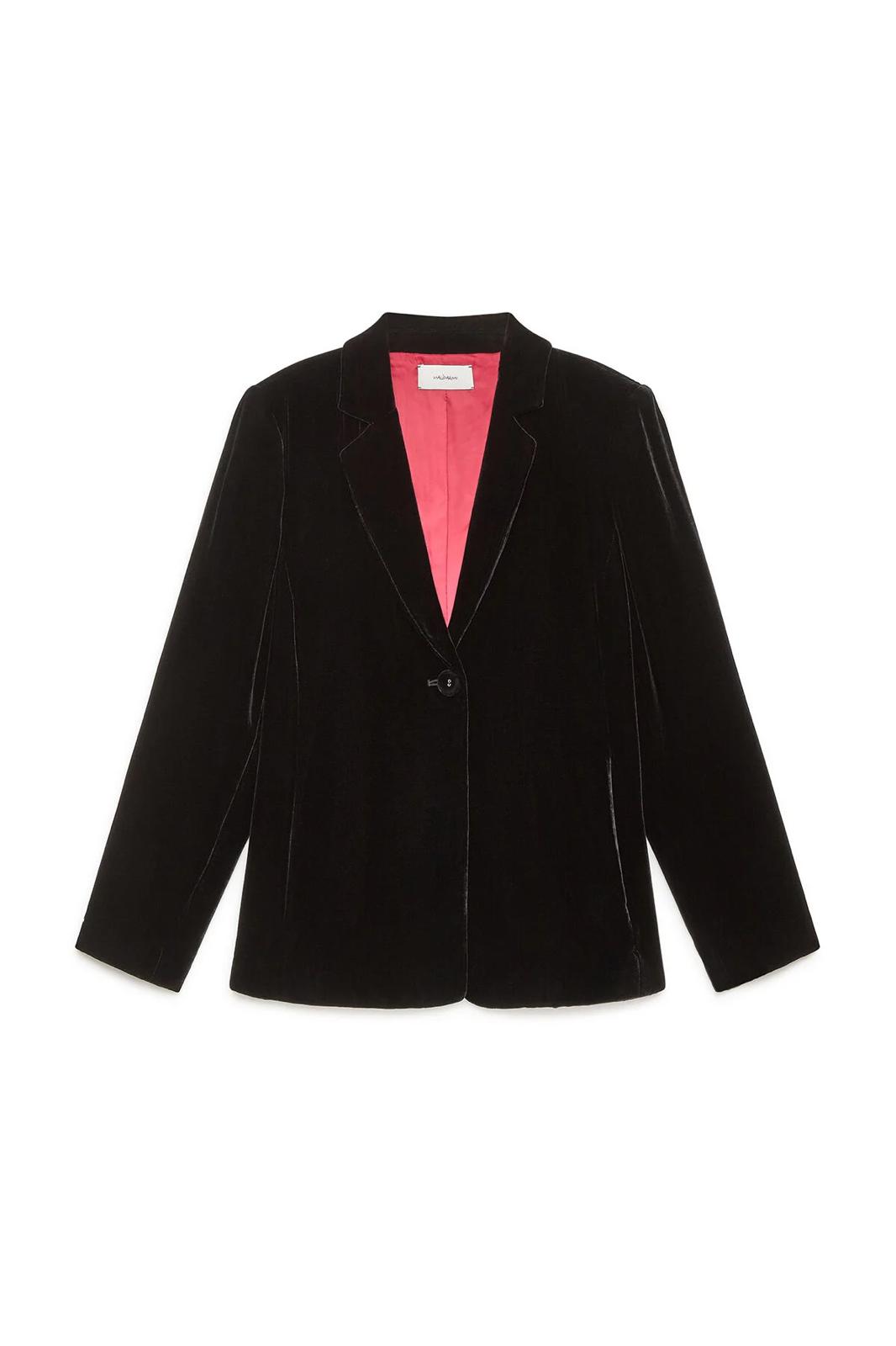 Blazer velluto liscio Maliparmi