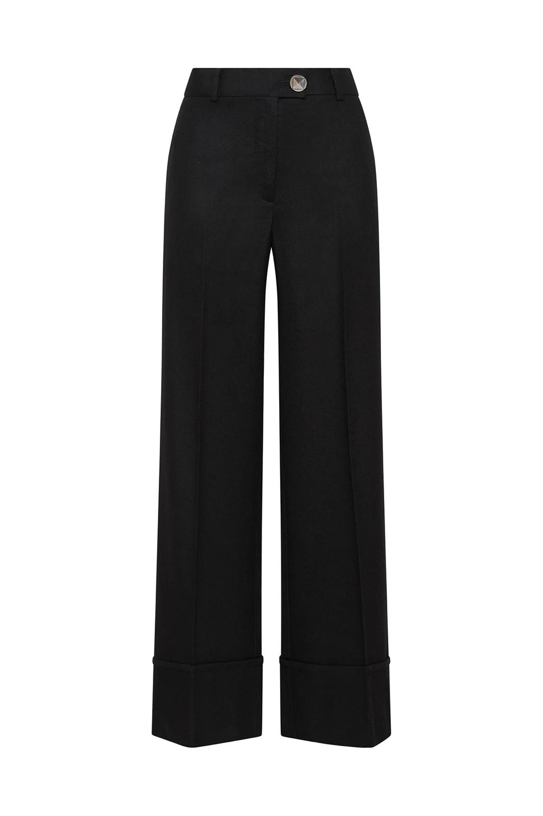 Pantaloni Maliparmi gamba larga