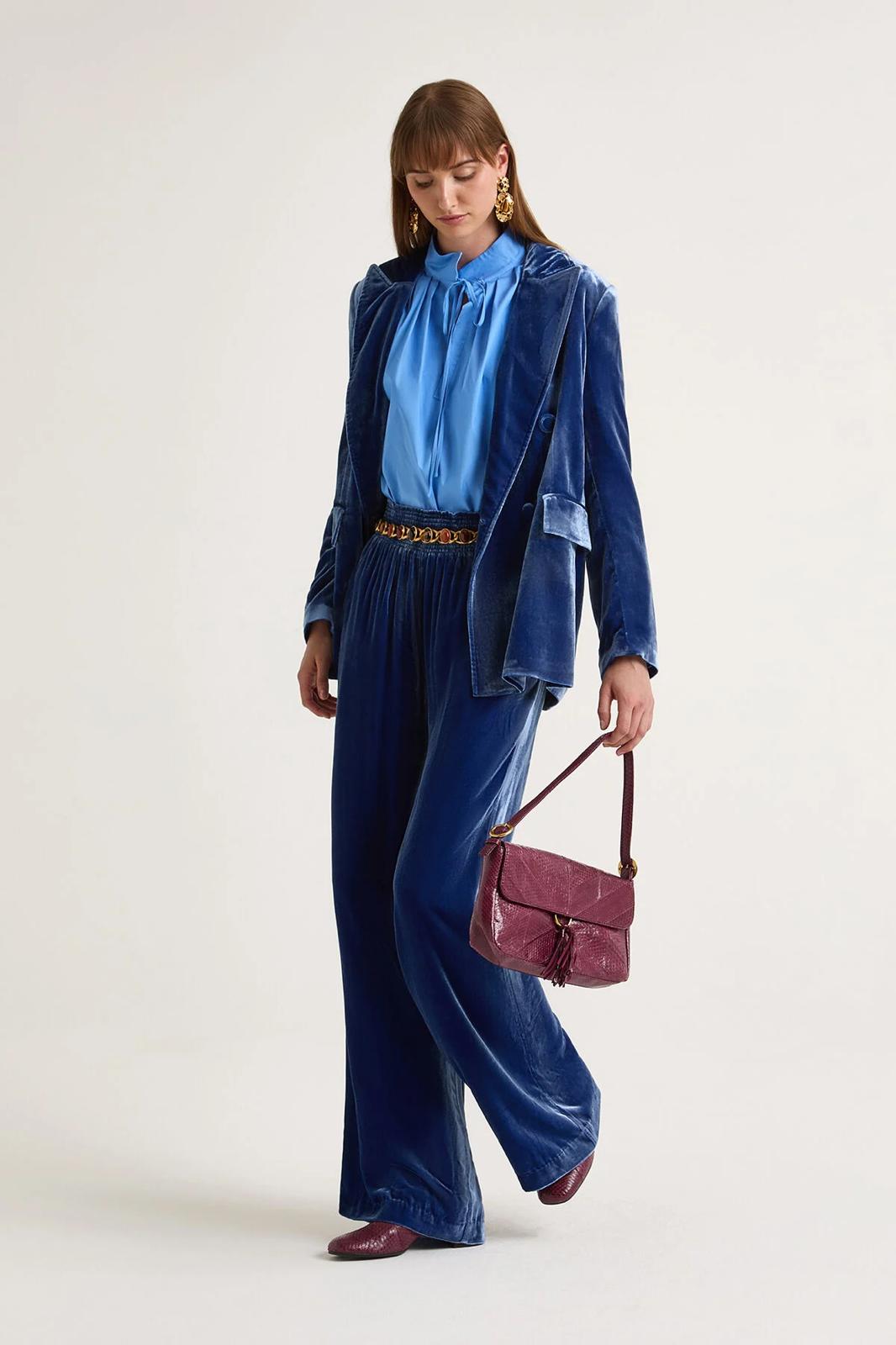 Pantaloni Maliparmi velluto liscio