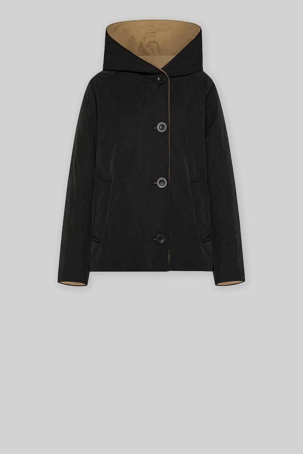 Oof reversibile con cappuccio