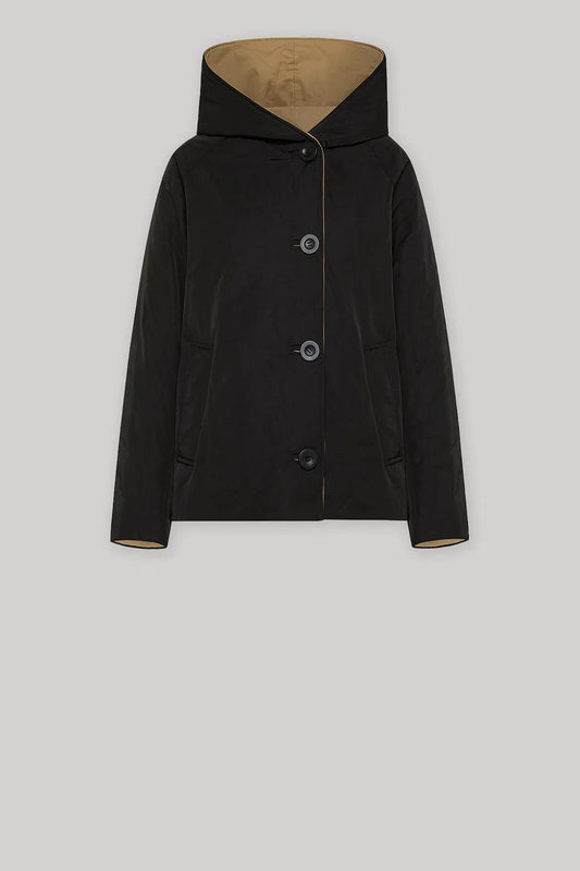 Oof reversibile con cappuccio