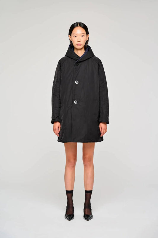 Oof reversibile con cappuccio