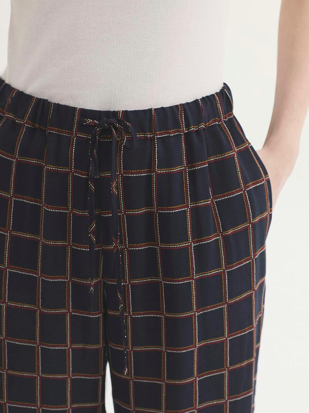 Pantaloni Nice Things quadretti