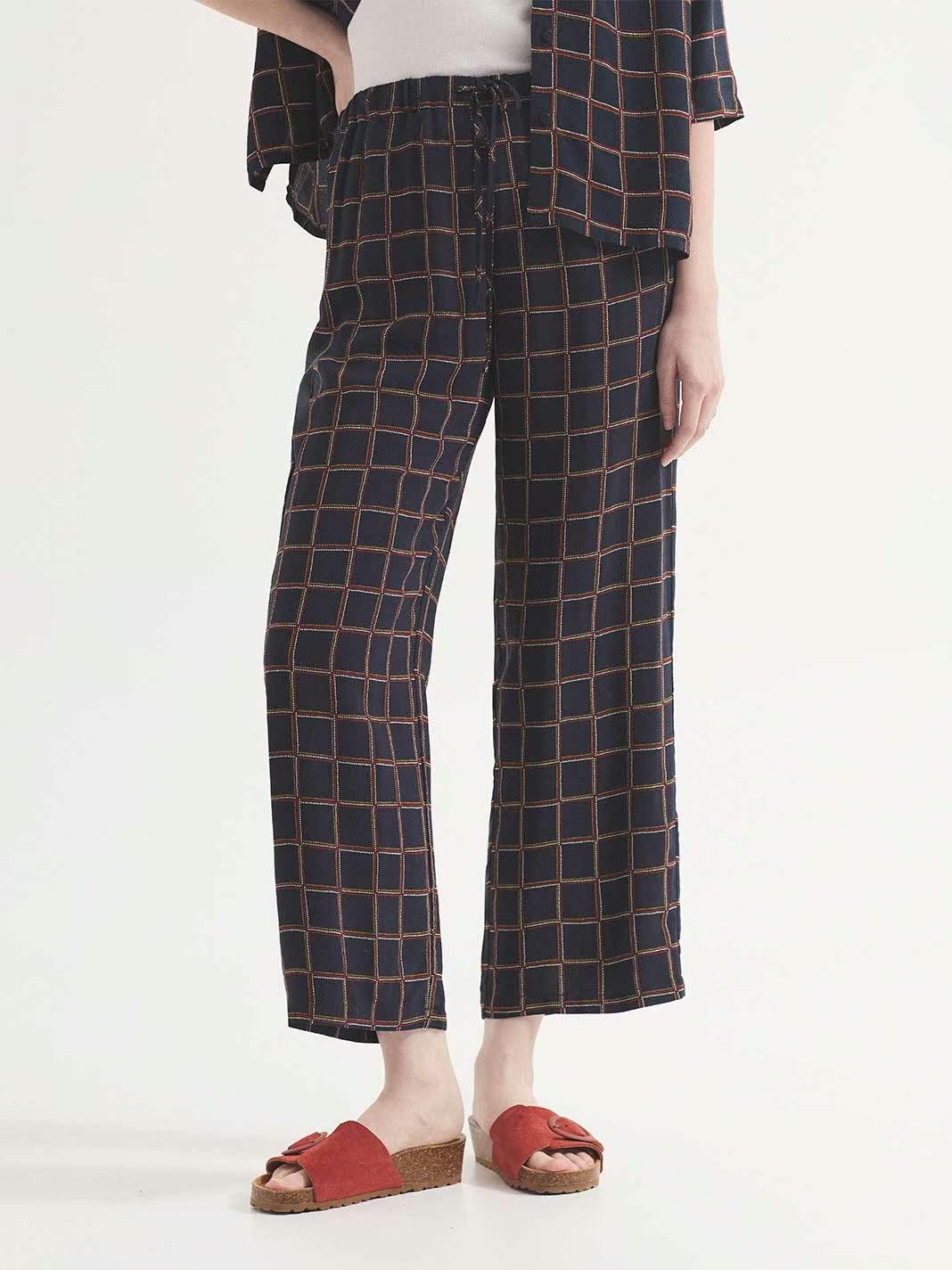 Pantaloni Nice Things quadretti