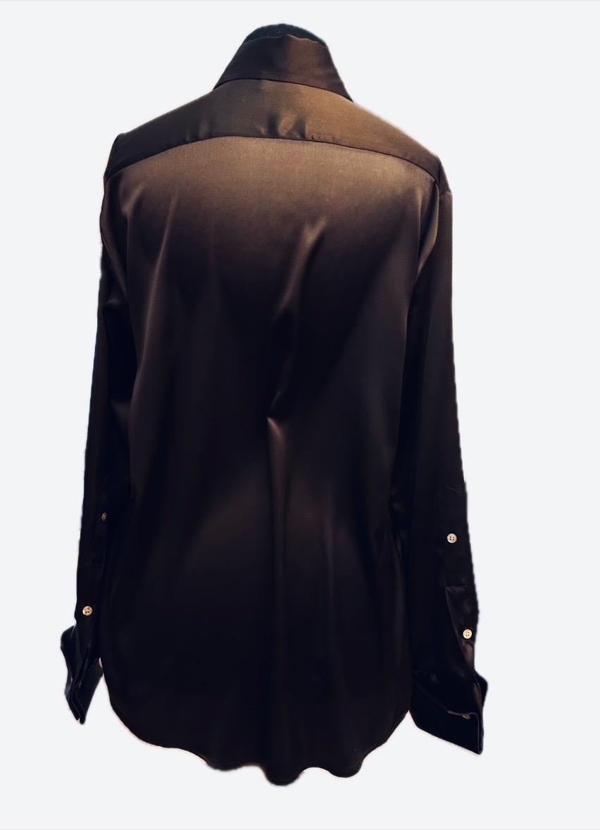 Camicia raso seta Mazzarelli
