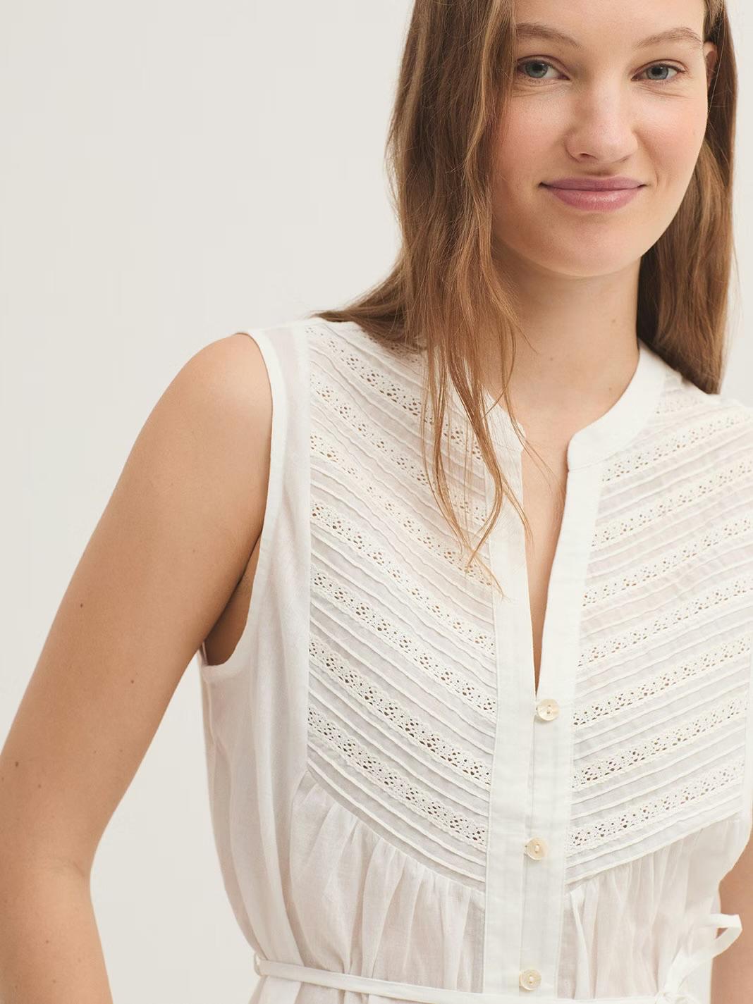 Camicia Nice Things senza maniche