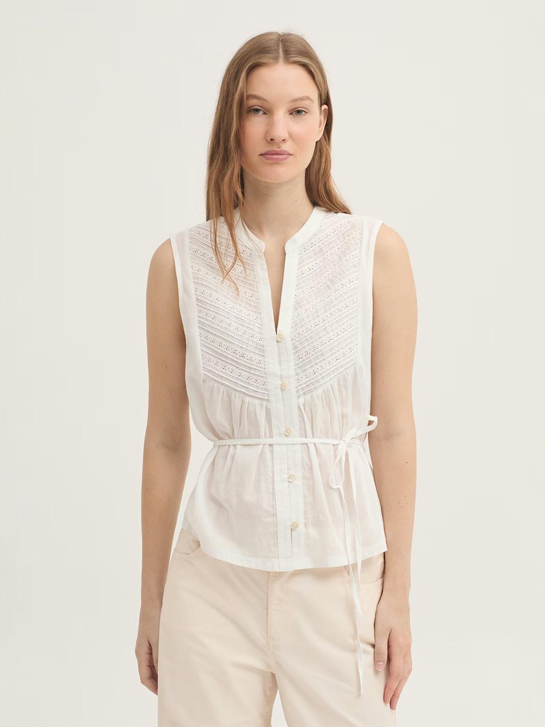 Camicia Nice Things senza maniche