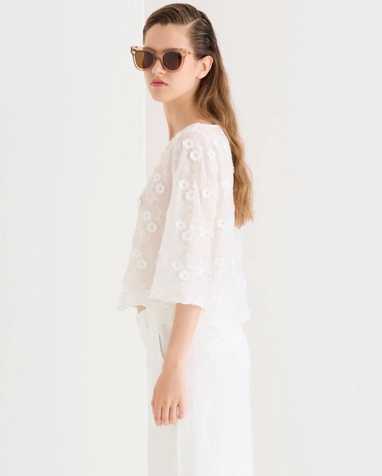 Camicia pizzo European Culture