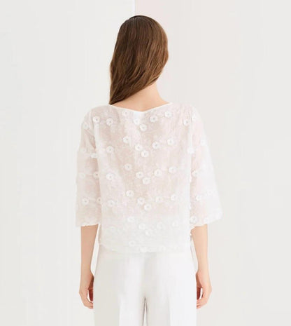 Camicia pizzo European Culture