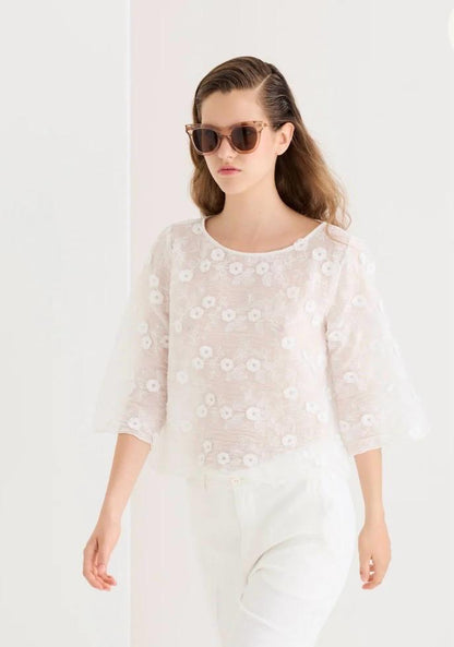 Camicia pizzo European Culture