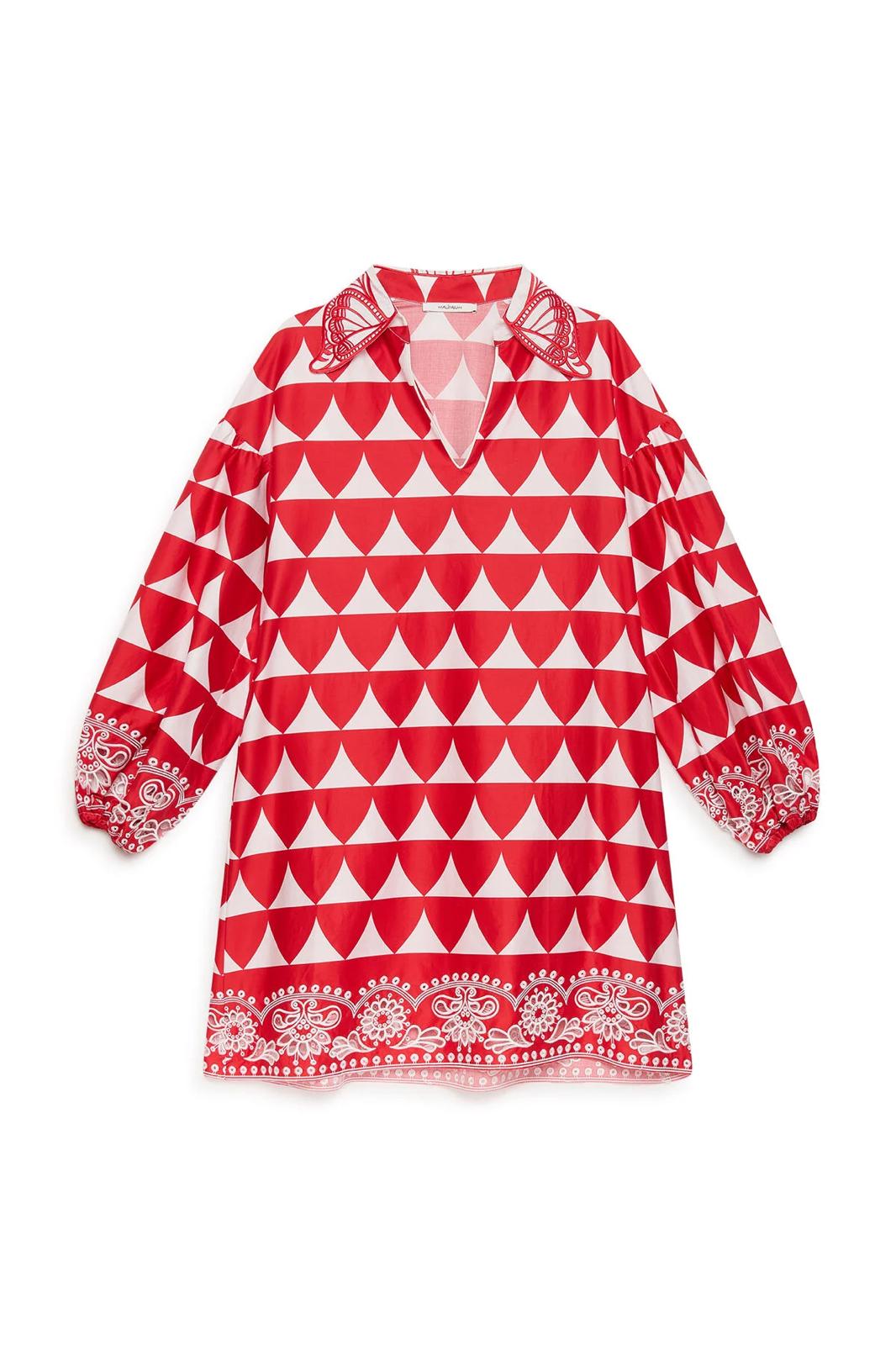 Abito Maliparmi optical broderie