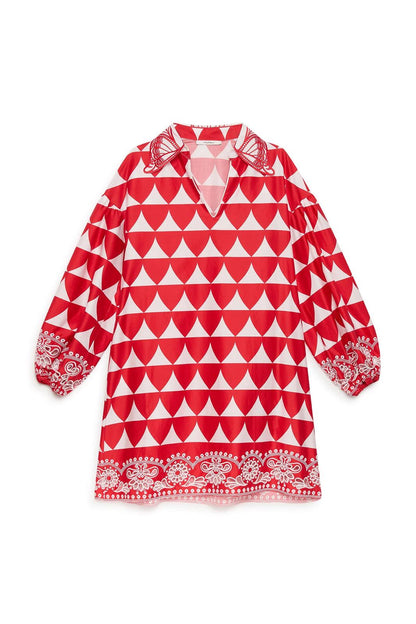 Abito Maliparmi optical broderie