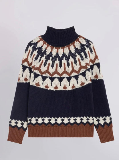 Pull Ermanno a intarsio
