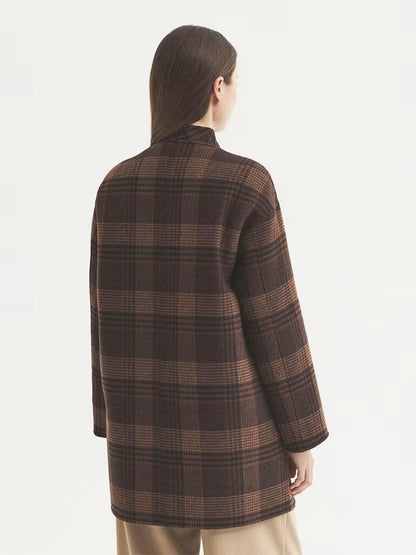 Cappotto Nice Things scozzese