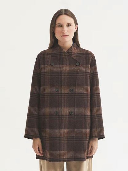 Cappotto Nice Things scozzese