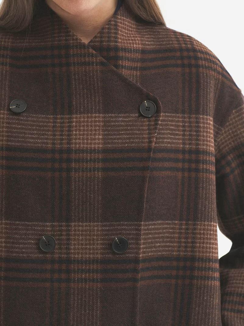 Cappotto Nice Things scozzese