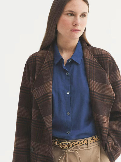 Cappotto Nice Things scozzese